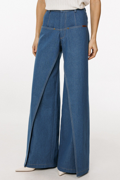 Брюки EOLA 3044 темно-голубой - фото 5