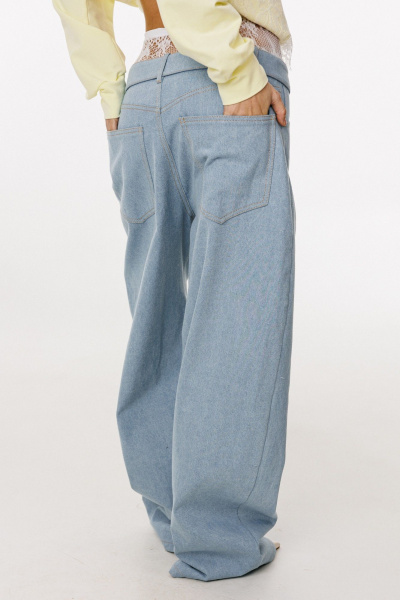 Брюки EOLA 3045 голубой - фото 6