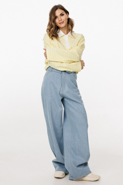 Брюки EOLA 3045.3 голубой - фото 3