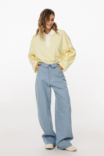 Брюки EOLA 3045.3 голубой - фото 2