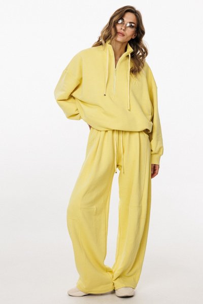 Брюки, джемпер EOLA 3048 темное_сливочное_масло - фото 19