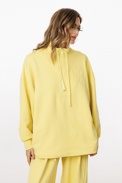 Брюки, джемпер EOLA 3048 темное_сливочное_масло - фото 13