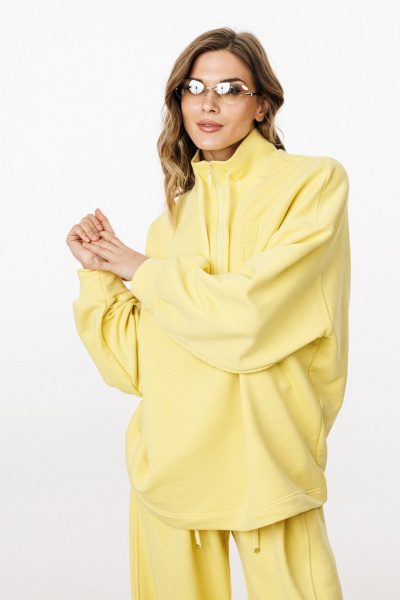 Брюки, джемпер EOLA 3048 темное_сливочное_масло - фото 12