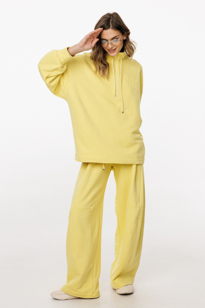 Брюки, джемпер EOLA 3048 темное_сливочное_масло - фото 8