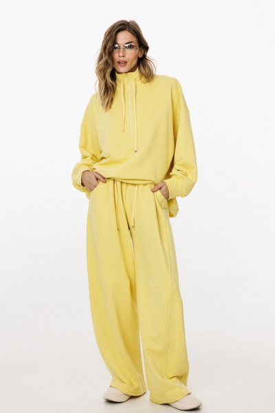 Брюки, джемпер EOLA 3048 темное_сливочное_масло - фото 7