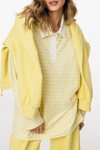 Джемпер EOLA 3052.1 лимонный_в_полоску - фото 13