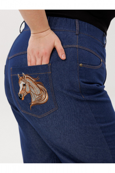 Брюки AVA fashion М-173 синий - фото 7