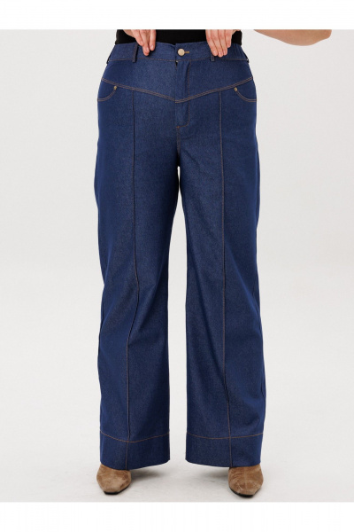 Брюки AVA fashion М-173 синий - фото 4