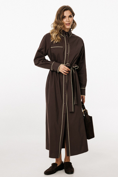 Платье EOLA 3057 шоколад - фото 13