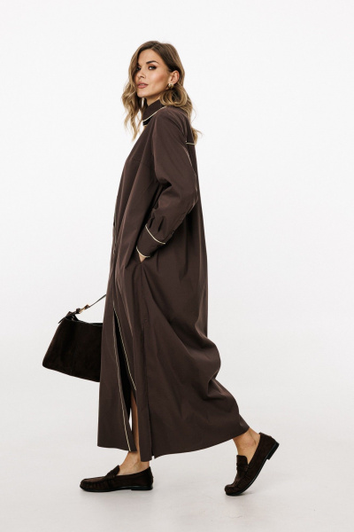 Платье EOLA 3057 шоколад - фото 6