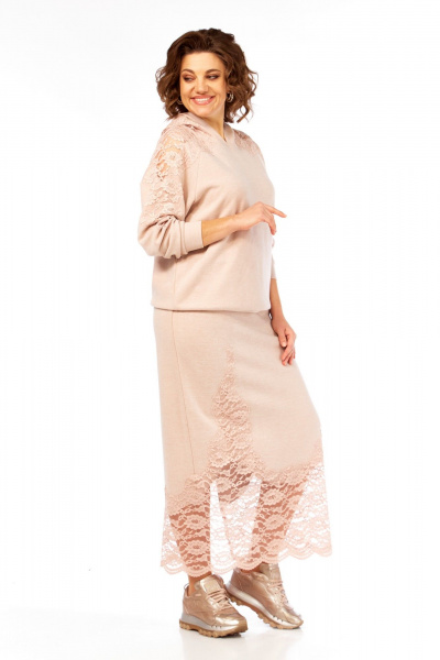 Джемпер, юбка Диомант 2146 розовый - фото 13