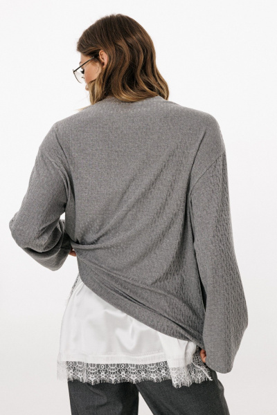 Джемпер EOLA 3059 серый - фото 8
