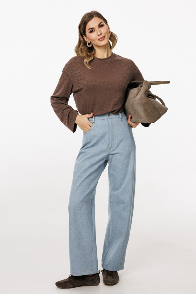 Джемпер EOLA 3059 шоколад - фото 7