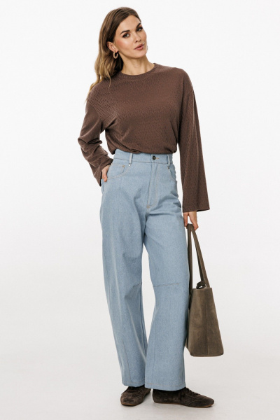 Джемпер EOLA 3059 шоколад - фото 3