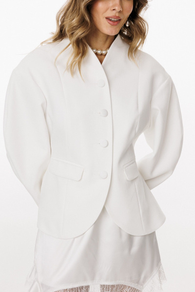 Жакет EOLA 3061 молочный - фото 8