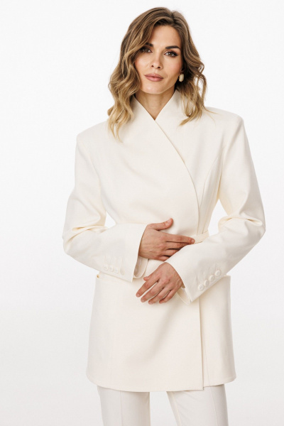 Жакет EOLA 3062 молочный - фото 6