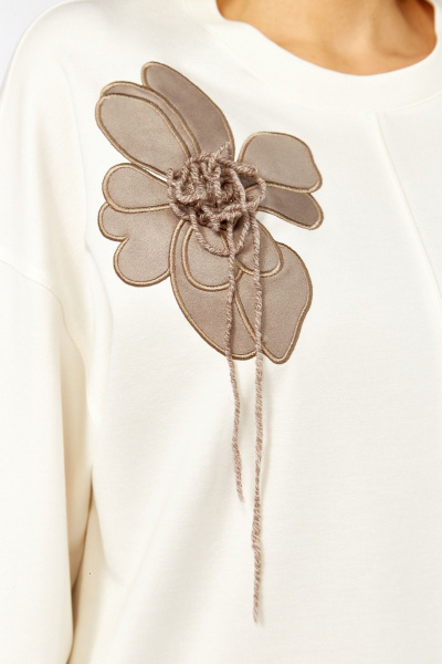 Брюки, джемпер Jurimex 3464 молоко-темно-бежевый - фото 4