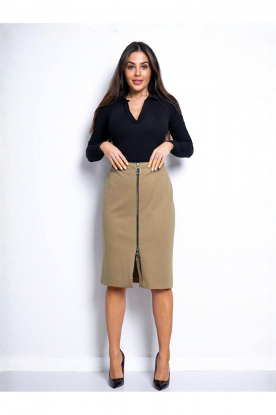 Юбка Nika.PL 0503102 оливковый - фото 1