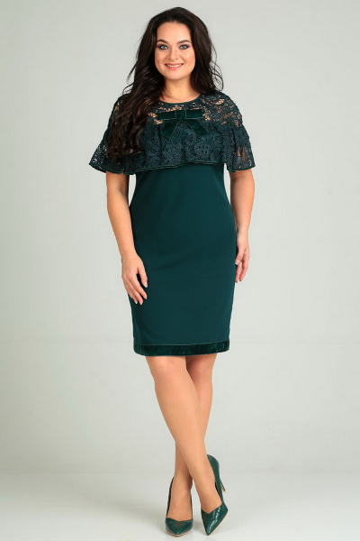 Платье Таир-Гранд 6527 изумруд - фото 1