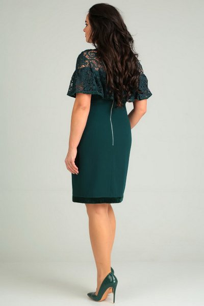 Платье Таир-Гранд 6527 изумруд - фото 2