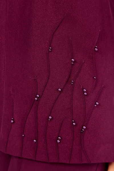 Блуза, брюки Ольга Стиль С-987 бургунди - фото 7