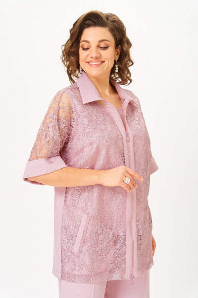 Брюки, кардиган, топ Svetlana-Style 2119 розовый - фото 9