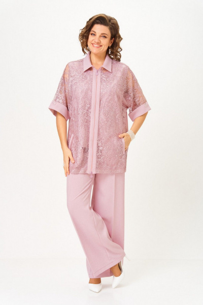 Брюки, кардиган, топ Svetlana-Style 2119 розовый - фото 2
