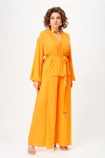 Блуза, брюки Anastasia 1063.1 апельсиновый - фото 3