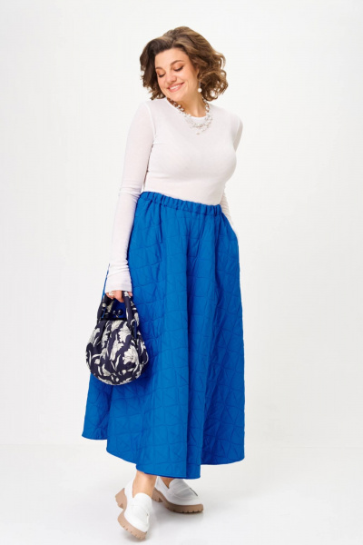 Жилет, юбка Anastasia 1325 индиго - фото 8