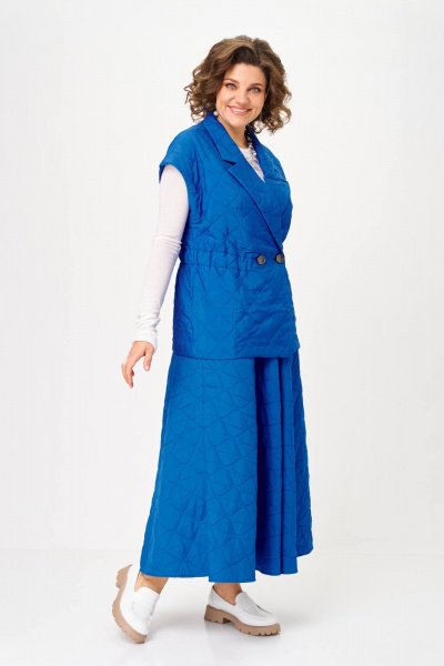 Жилет, юбка Anastasia 1325 индиго - фото 3