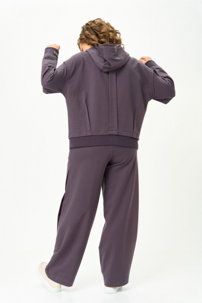 Брюки, бомбер Bonna Image 1023/1 серо-фиолетовый - фото 9
