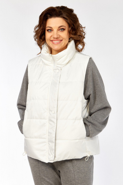 Жилет Диомант 2136 белый - фото 4