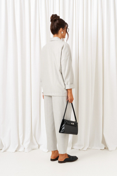 Брюки, рубашка Beautiful&Free 6421 серый - фото 11