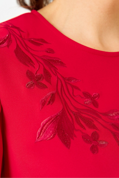 Блуза, юбка Vilena 1143 красный - фото 4