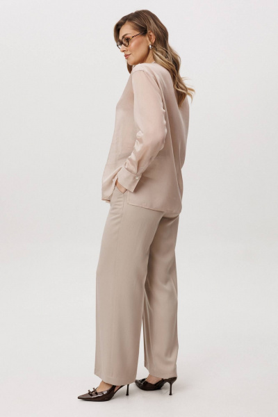 Блуза и брюки свободного кроя в монохроме Fantazia Mod 4863 - фото 10