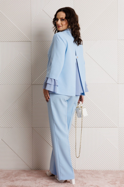 Брюки, жакет Mubliz 226 голубой - фото 6