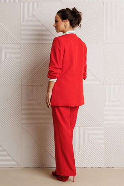 Брюки, жакет Mubliz 242 красный - фото 11