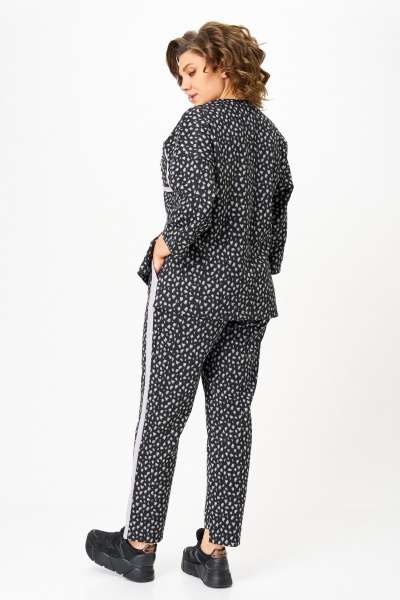 Брюки, джемпер Michel chic 1447 черный_лео - фото 5