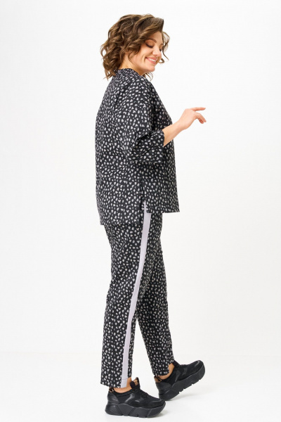 Брюки, джемпер Michel chic 1447 черный_лео - фото 4