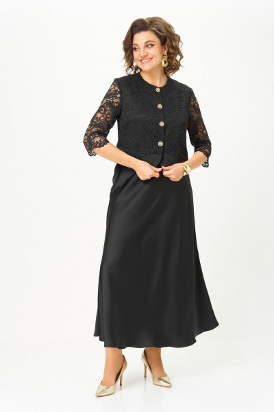Жакет, юбка Svetlana-Style 2316 черный - фото 6
