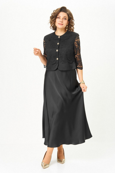 Жакет, юбка Svetlana-Style 2316 черный - фото 5