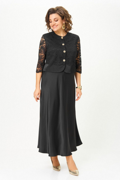 Жакет, юбка Svetlana-Style 2316 черный - фото 2