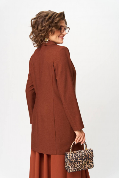 Жакет, юбка Anastasia 1262.3 терракот - фото 4