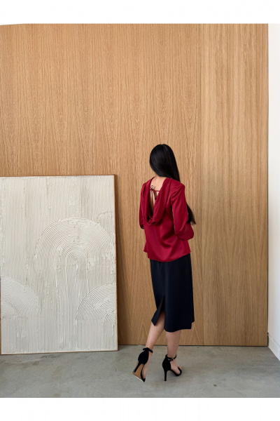 Блуза THE.WOMAN 0410 красный - фото 2