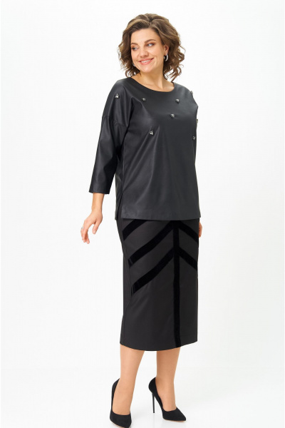 Блуза, болеро Andina city 5048-25 черный - фото 6