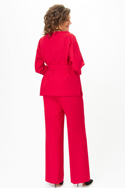 Блуза, брюки Andina city 9091-25 красный - фото 7