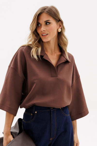 Джемпер EOLA 2964  шоколад - фото 1