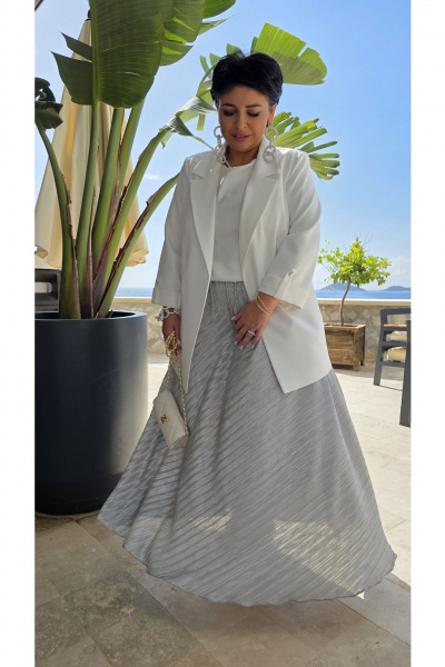 Юбка Vittoria Queen 27143/1ю серебро - фото 7