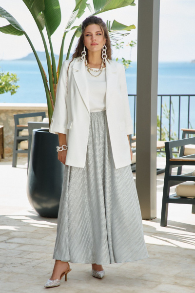 Юбка Vittoria Queen 27143/1ю серебро - фото 1