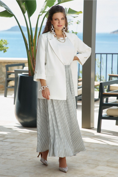 Юбка Vittoria Queen 27143/1ю серебро - фото 2